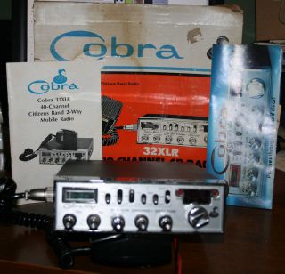 Cobra 32 XLR 40 ch CB RAdio w/box and manual
