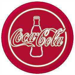 coca cola sign light