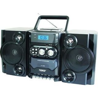 Naxa Portable /CD Player with AM/FM Stereo Radio Cassette Player 