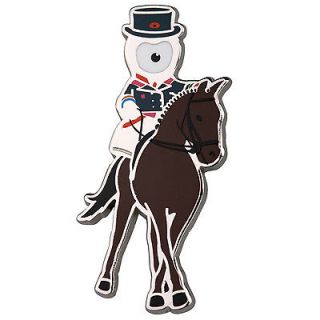   Olympic ParalympicMascot of Wenlock as Dressage Equestrian Pin Badge