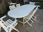 Antique Bamboo Patio Set 4 Chairs 2 End Tables 2 Lamps 