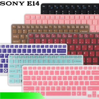 Colorful Keyboard Skin Protector Cover for Sony Vaio E14 SVE14116FXP 