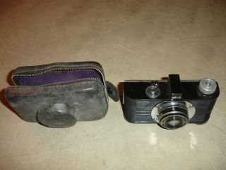 Old Vtg Antique Collectible Argus IRC 4.5 Anastigmat Camera With Case