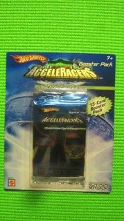 HOT WHEELS ACCELERACERS BOOSTER PACK COLLECTIBLE CARDS SEALED NEW