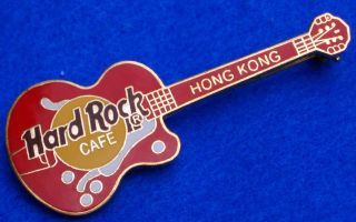 HONG KONG CHINA RED GIBSON BYRDLAND GUITAR Hard Rock Cafe PIN
