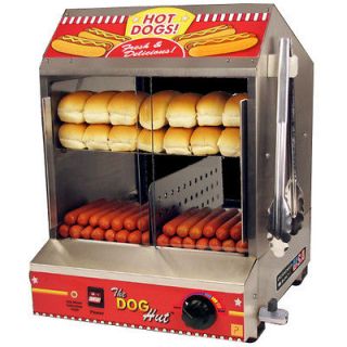 Paragon The Dog Hut Hotdog Sausage Steamer Bun Warmer Concession 
