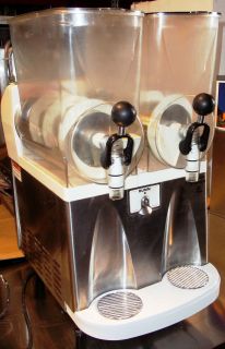   Frozen Drink Granita Ice Frozen Double Dispenser Bunn CDS 2 Machine