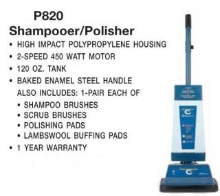 speed shampooer Floor Polisher buffer scrubber w tank