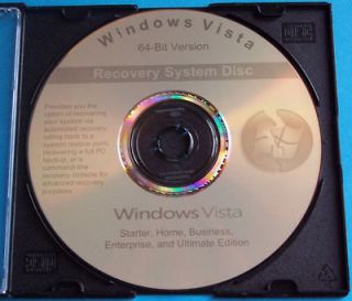 Windows Vista 64 Bit Recovery Disc   Recover, Repair, Restore Vista 