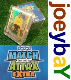 Complete Full Boxed Set All 157 Match Attax Extra 08/09 Van der Sar 