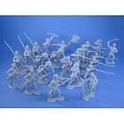 Civil War Plastic Toy Soldiers 54mm Confederate Reb Infantry 16 Piece 