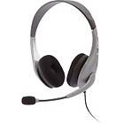   AC 404 AC 404 STEREO HEADSET WITH BOOM MIC VELVET SINGLE BARRE