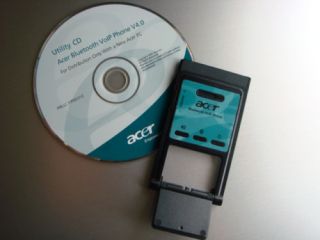   Bluetooth VoIP Skype Phone Super slim fits any PC PCMCIA Cardbus Card