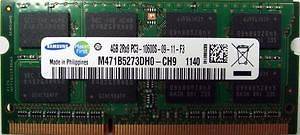 M471B5273DH0 C​H9 Samsung 4GB PC3 10600S DDR3 RAM SODIMM Memory
