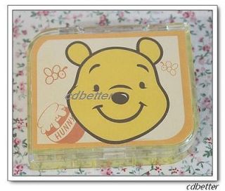 New Lovely Disney Winnie Yellow Contact Lens Boxes Cases girls womens