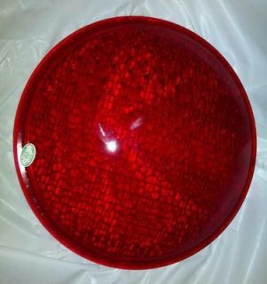 Newly listed Vintage Red Kopp Glass 8 3/8 Traffic Light Lens TL4777 