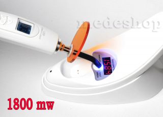 New Dental Curing Light Wireless Cordless LED Dental Lamp1800MW W 