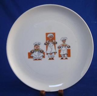 Knowles Utility Ware Chef Cooking Chefs Food Plate OLD