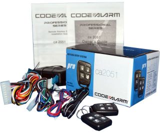 Code Alarm CA 2051 Deluxe Keyless Entry System 4 button remote 