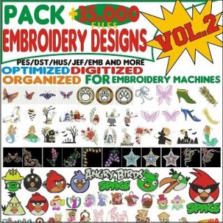 Packs Embroidery Designs Mega Combo of PES DST HUS EMB + Converter 