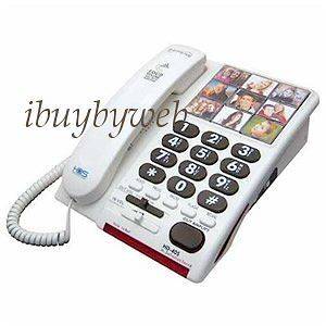 Serene HD 40P Amplified Big Button Picture Photo Phone