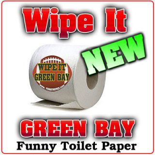   Roll Green Bay Football Sports Funny Gag Prank Party Joke Toilet Paper