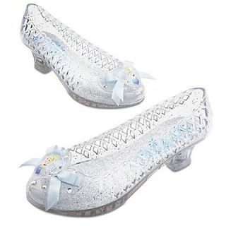 Disney Light Up Cinderella Costume Shoes 13/1 Girls Dress Up Princess 
