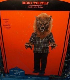 Halloween Costume Scary Deluxe Gnarling Werewolf 10 12