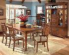   7pcs COUNTRY MISSION OAK DINING ROOM TABLE & CHAIRS SET NEW FURNITURE