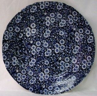 STAFFORDSHIRE china CALICO BLUE Crownford china DINNER PLATE