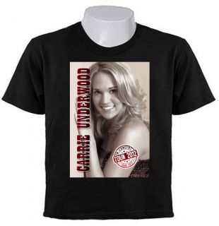 CARRIE UNDERWOOD COUNTRY MUSIC TOUR 2012 T SHIRTS Tribute cu1