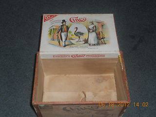 Vintage Eisenlohrs Cinco Philadelphia Wooden Cigar Box