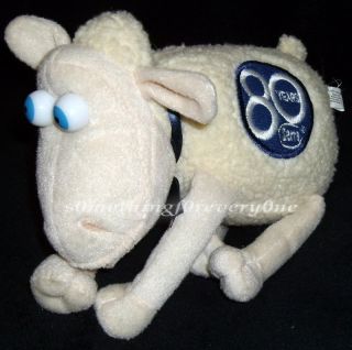 Curto Toys Serta Counting Sheep Beanbag Plush Number #80 80th 