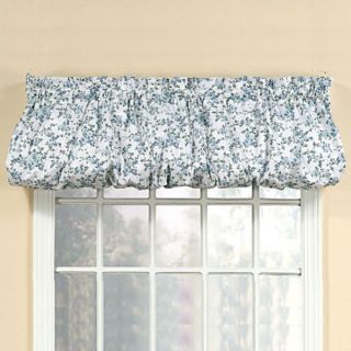   Vintage Floral Blouson Valance by Essential Home Kitchen Country Style