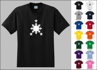 Philippine Sun And Stars Cool Trendy Symbol T shirt