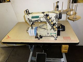 Yamato VC 2730 Twin Needle Cover Stitch Industrial Sewing Machine