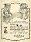 1920 Ad Crane Co Bathroom Equipment Sink Products Plumbing Pipe 
