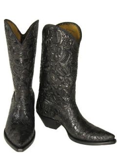 LIBERTY 62 Muertos Cowboy Boots for Women in Black 9869