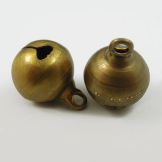   Tone Antique Vintage Brass Christmas Jingle Bell Drop Beads Craft