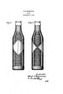 US Patent Office Orange Crush Brown Bottle 1930s Print