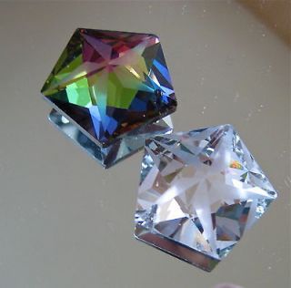 Bohemian Crystal Pentagon Prisms Ornaments Suncatchers, Vitrail Medium 
