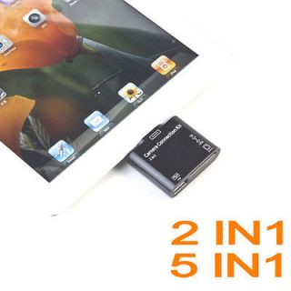 5in1 USB Camera Connection Kit Card Reader SD SDHC MMC TF Adapter 
