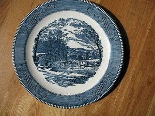 currier and ives platter in Royal China