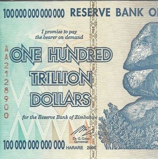  ZIMBABWE DOLLAR MONEY CURRENCY P~91 NEW UNC ** USA