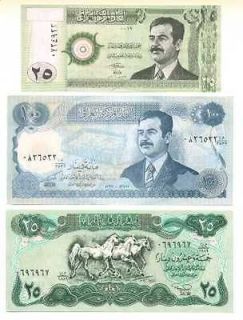 Saddam Hussein Iraq Currency Collection