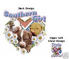 DIXIE T SHIRT SOUTHERN GIRLS PIT BULLS P1733