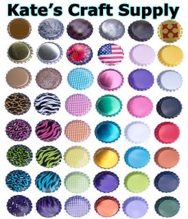 250 NEW MIX COLORED BOTTLE CAPS YOUR CHOICE OF COLORS *48* TO CHOOSE 