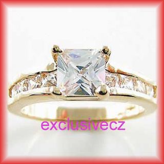 cubic zirconia wedding rings gold in Wedding & Anniversary Bands 