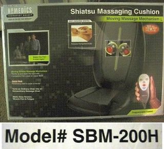   Therapist Select Shiatsu Massaging Cushion W/Heat SBM 200​H Warranty