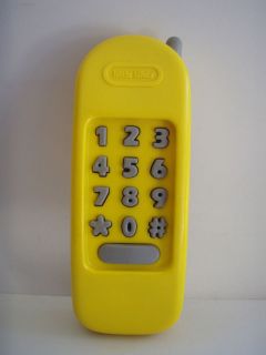   TIKES YELLOW REPLACEMENT PHONE FOR PLAY HOUSE, KITCHEN, WORK BENCH